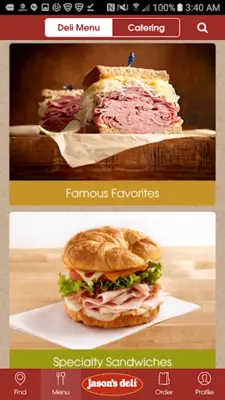 Jason's Deli android App screenshot 0