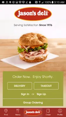 Jason's Deli android App screenshot 1